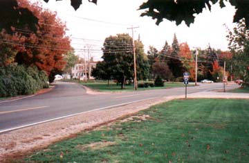 Three-cornered intersection